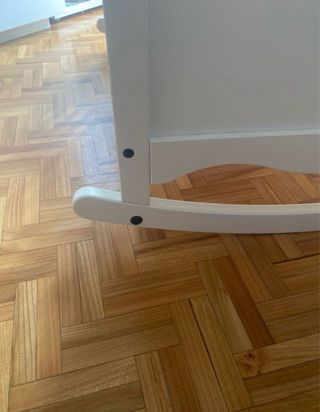 Minicuna blanca mecedora IKEA