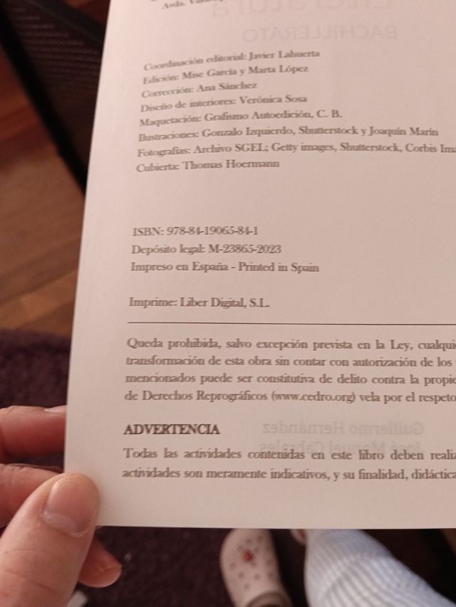 Literatura 2 Bachillerato 