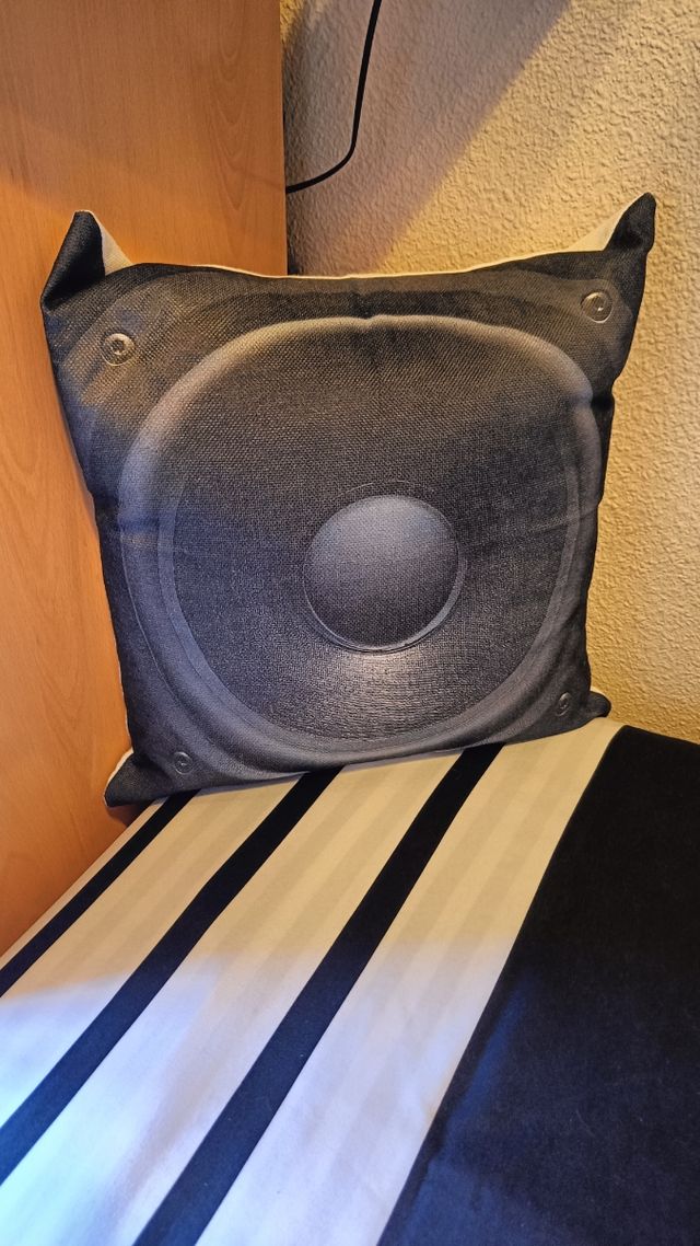 2 Cojines altavoces Woofer 45x45cm