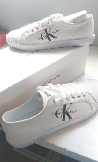 Zapatillas Calvin Klein Blancas - Talla 44