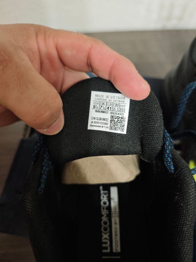 Zapatillas Reebok - Azul y Negro