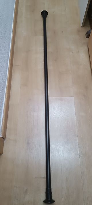 Barras Cortina Metalicas Negras