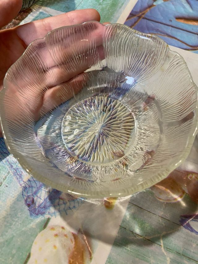 Set 7 coppette vetro 