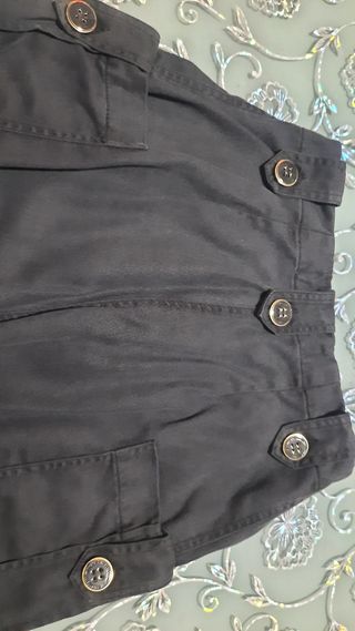 Pantaloni cargo Elisabetta Franchi neri