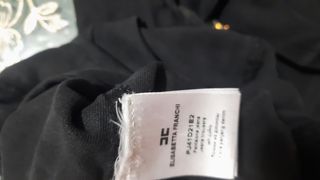 Pantaloni cargo Elisabetta Franchi neri