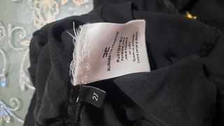Pantaloni cargo Elisabetta Franchi neri