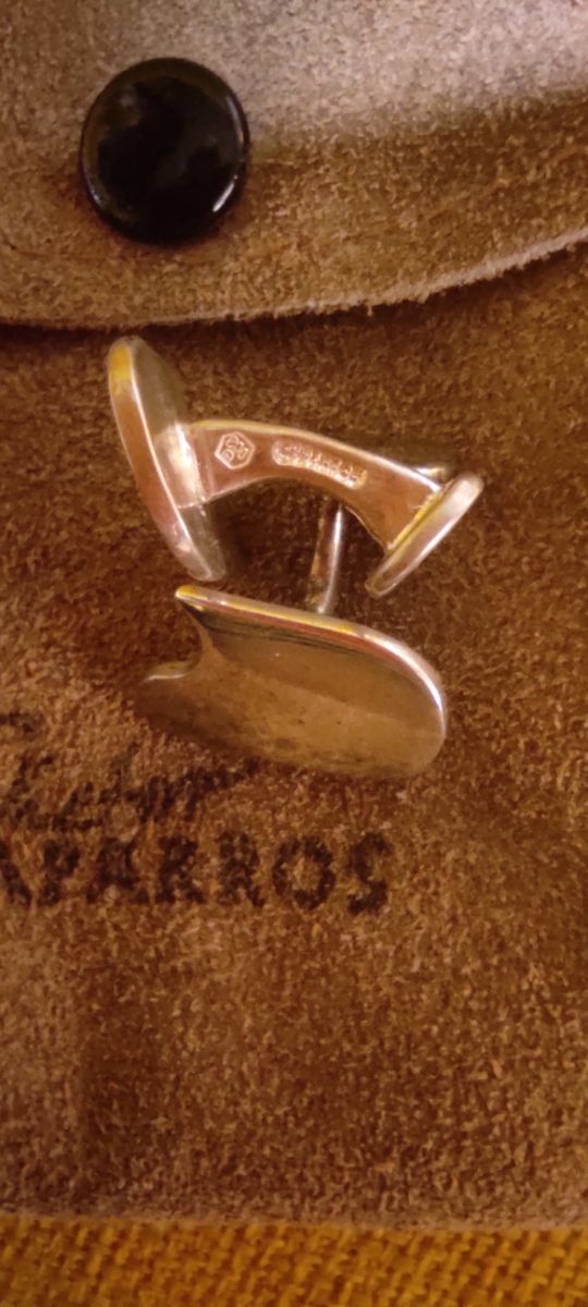 Gemelos plata Víctor Caparrós vintage