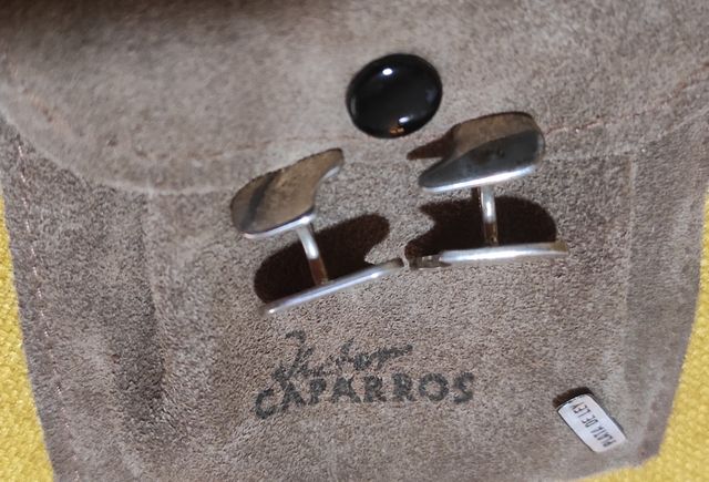 Gemelos plata Víctor Caparrós vintage