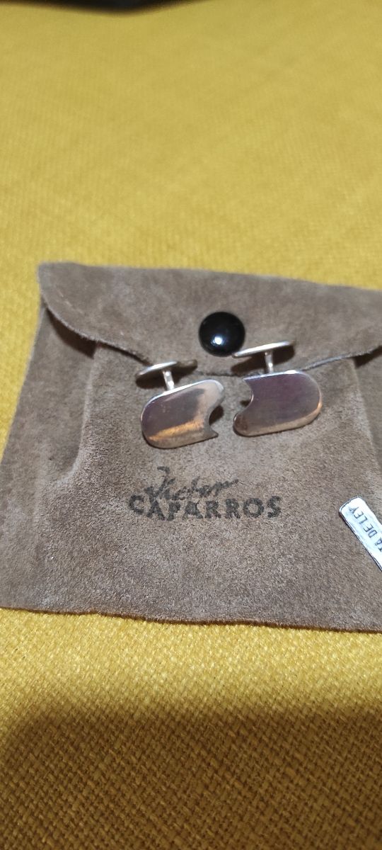 Gemelos plata Víctor Caparrós vintage