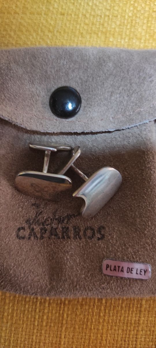 Gemelos plata Víctor Caparrós vintage