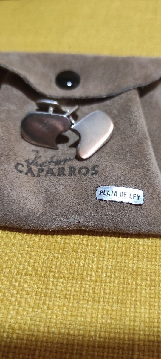 Gemelos plata Víctor Caparrós vintage