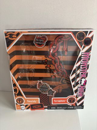 Caja Monster High - Meowlody & Purrsephone