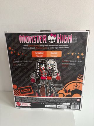 Caja Monster High - Meowlody & Purrsephone