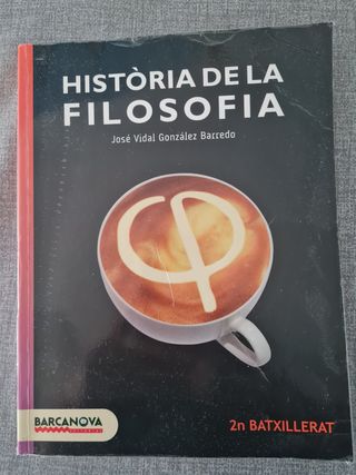 Historia de la filosofia 
2n batxillerat 