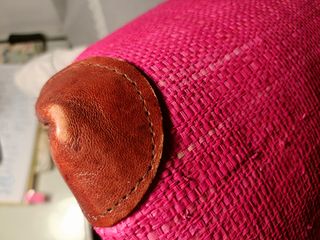 Bolso rafia rosa
