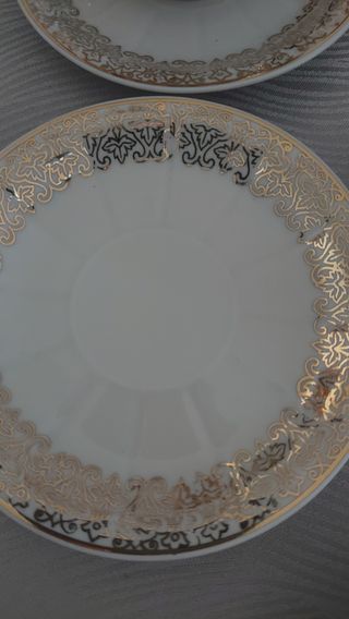 Juego café vintage porcelana fina