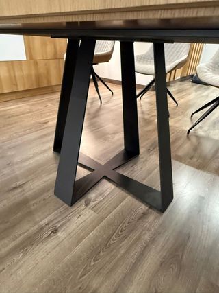 Mesa comedor extensible madera