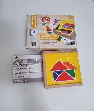 Juegos de mesa infantiles: Tangram, Mistigri, cara