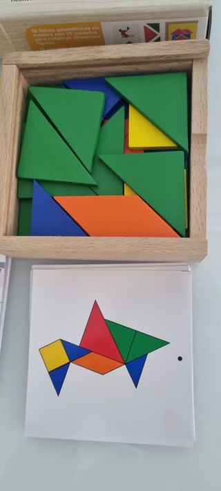 Juegos de mesa infantiles: Tangram, Mistigri, cara