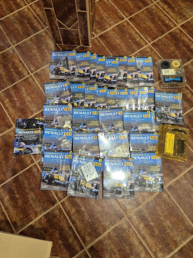 Lote piezas Renault f1 thunder tiger rc 1/10