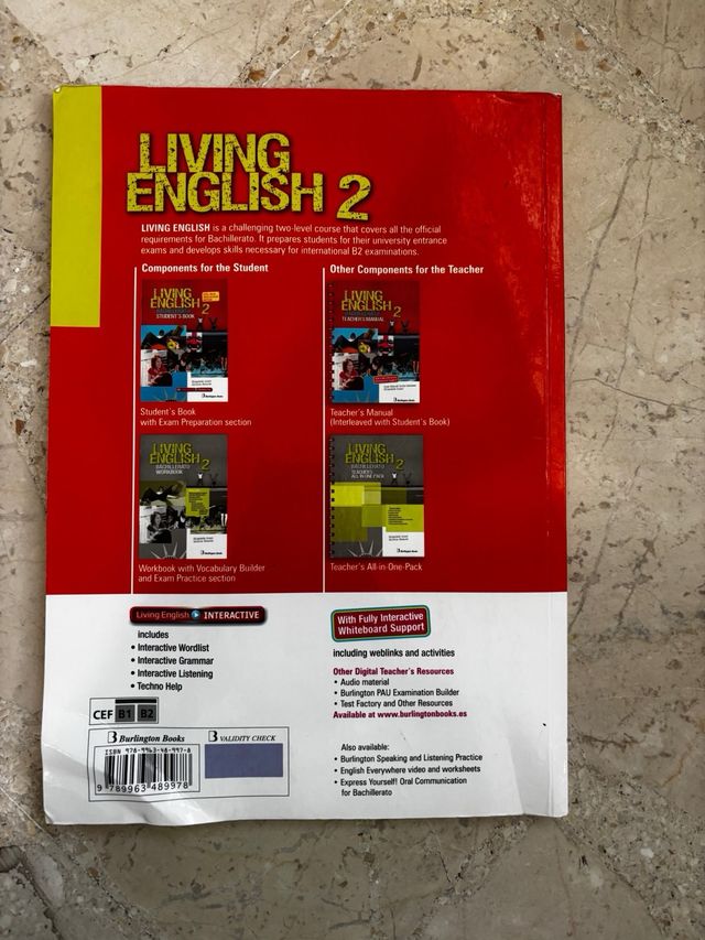 Living English 2 Bachillerato: Student´s book