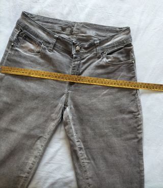 Pantalones ELGHTH grises mujer