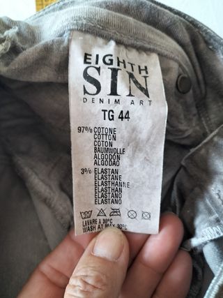 Pantalones ELGHTH grises mujer