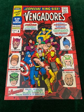 LOS VENGADORES » LOTE BIBLIOTECA MARVEL NÚMEROS 1