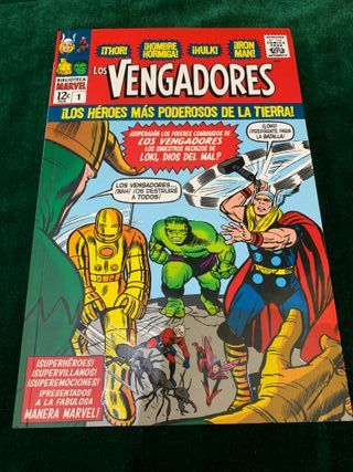 LOS VENGADORES » LOTE BIBLIOTECA MARVEL NÚMEROS 1