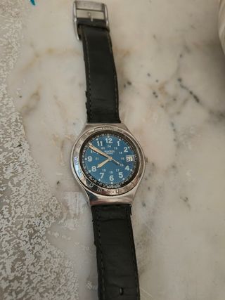 Reloj Swatch AG1993 Azul Plata