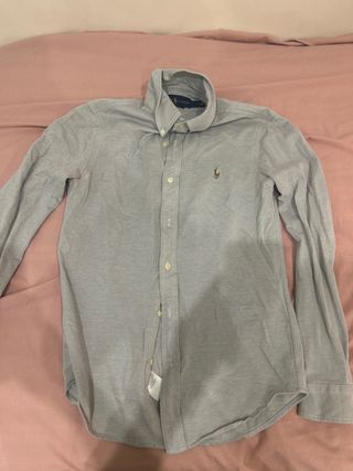 Camisa de vistar polo knit oxford