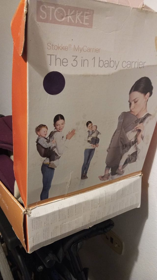 Mochila portabebe. Stokke MyCarrier: poquísimo uso