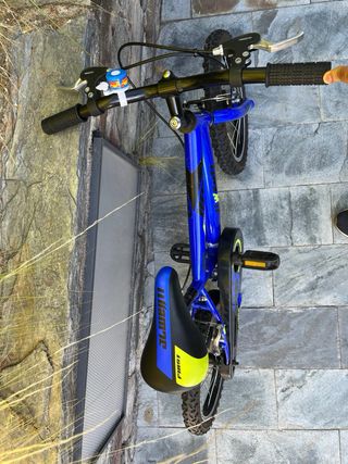 Bicicleta niño 16" azul