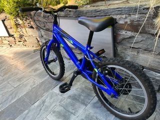 Bicicleta niño 16" azul