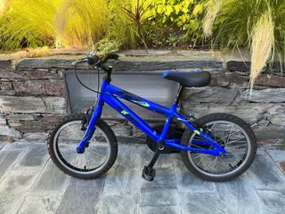 Bicicleta niño 16" azul