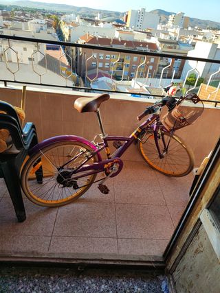 Bicicleta niña, 24" púrpura