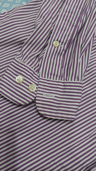 Camicia Ralph Lauren L - Rigata Viola