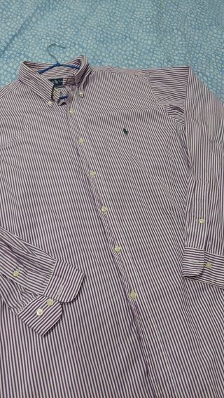 Camicia Ralph Lauren L - Rigata Viola