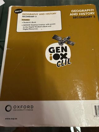 Geography & History 3º ESO. Student's Book. GENiOX