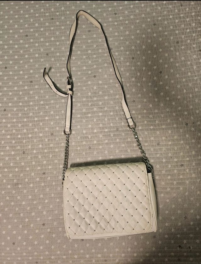 Bolso Misako blanco acolchado