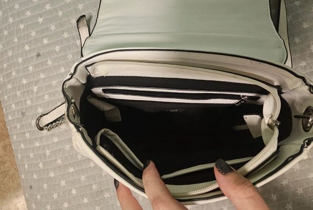 Bolso Misako blanco acolchado