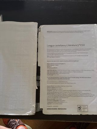 Lengua castellana y Literatura 3ESO