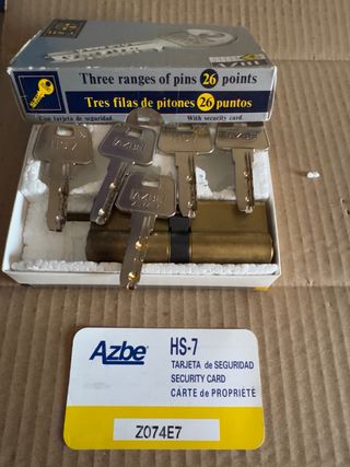 Bombin AZBE HS-7 con 5 llaves