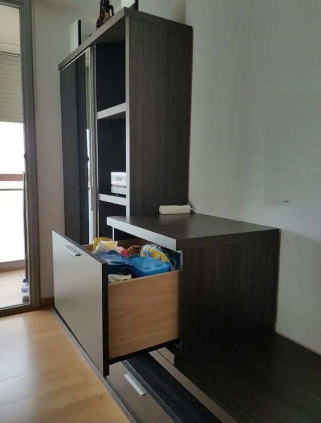 Muebles Comedor - Gris y Negro