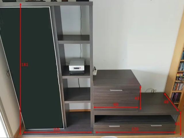 Muebles Comedor - Gris y Negro