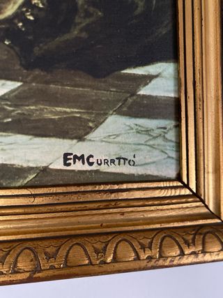 Cuadro vintage reina Isabel I