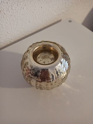 Portavelas dorado Zara Home