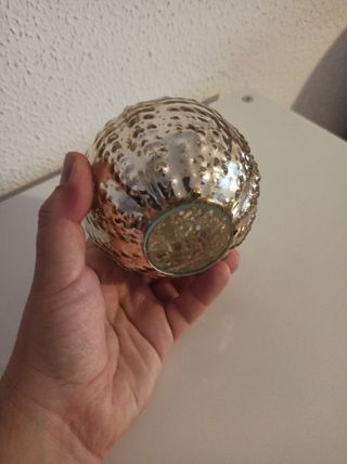 Portavelas dorado Zara Home