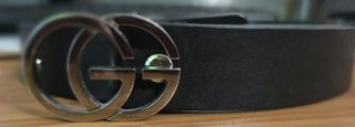 Cinturón Gucci auténtico  negro - Piel
