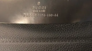 Cinturón Gucci auténtico  negro - Piel